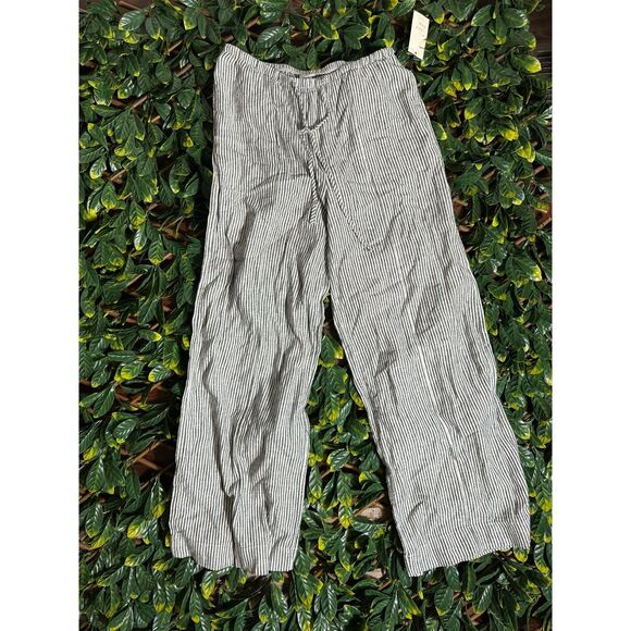 A New Day Blue White Striped Lounge Pants Size Medium NWT - Picture 1 of 3